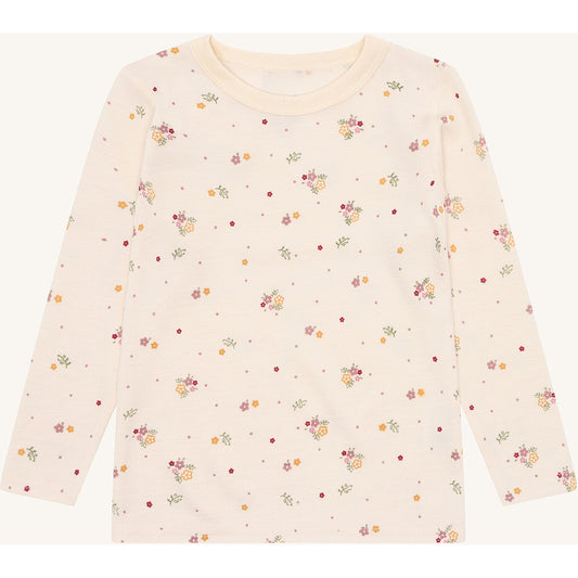 Hust & Claire HCAwo Flora T-shirt L/S 3290 Off White