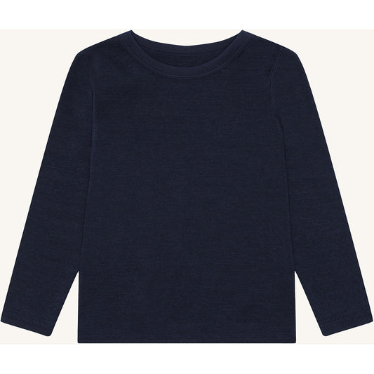 Hust & Claire HCAwo Solid T-shirt L/S 4150 More Navy