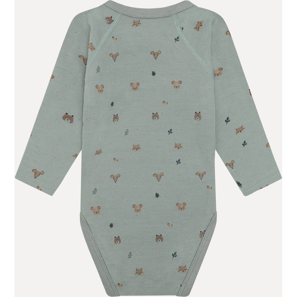 Hust & Claire HCBaloo Wrap Forest Bodystocking L/S 3416 Slate Green