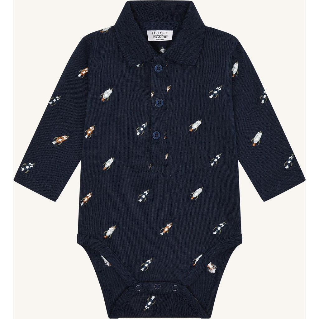 Hust & Claire HCBendy Rocket emb. Bodystocking Shirt 4150 More Navy
