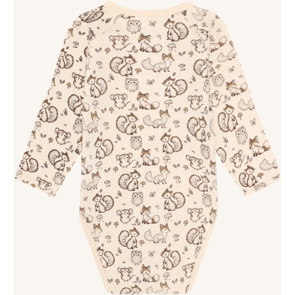 Hust & Claire HCBo Wrap Woodland Bodystocking L/S 3290 Off White