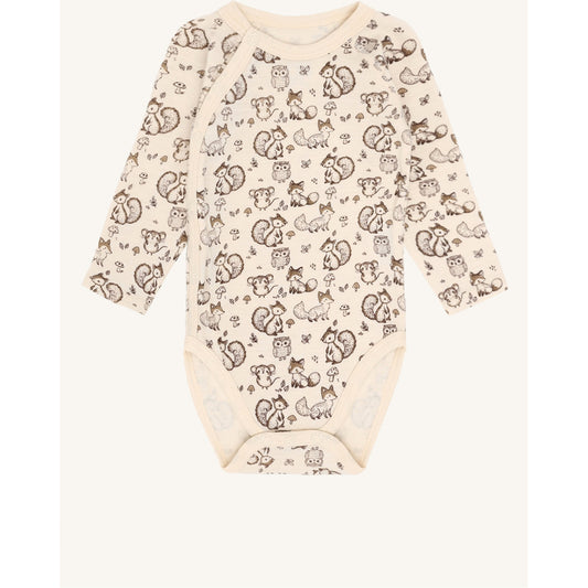 Hust & Claire HCBo Wrap Woodland Bodystocking L/S 3290 Off White
