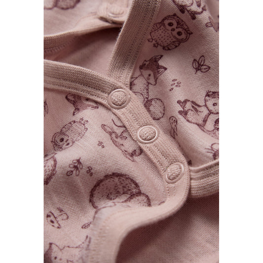Hust & Claire HCBo Wrap Woodland Bodystocking L/S 3366 Dusty Rose