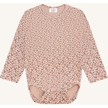 Hust & Claire HCBri Little roses W25 Bodystocking L/S 3549 Rugby Tan