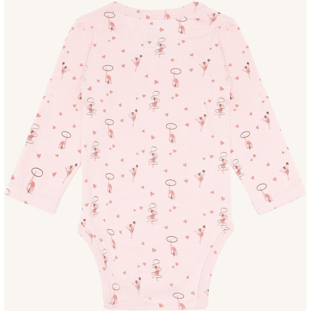 Hust & Claire HCBuller Gymnast Bodystocking L/S 4319 Chalk Pink