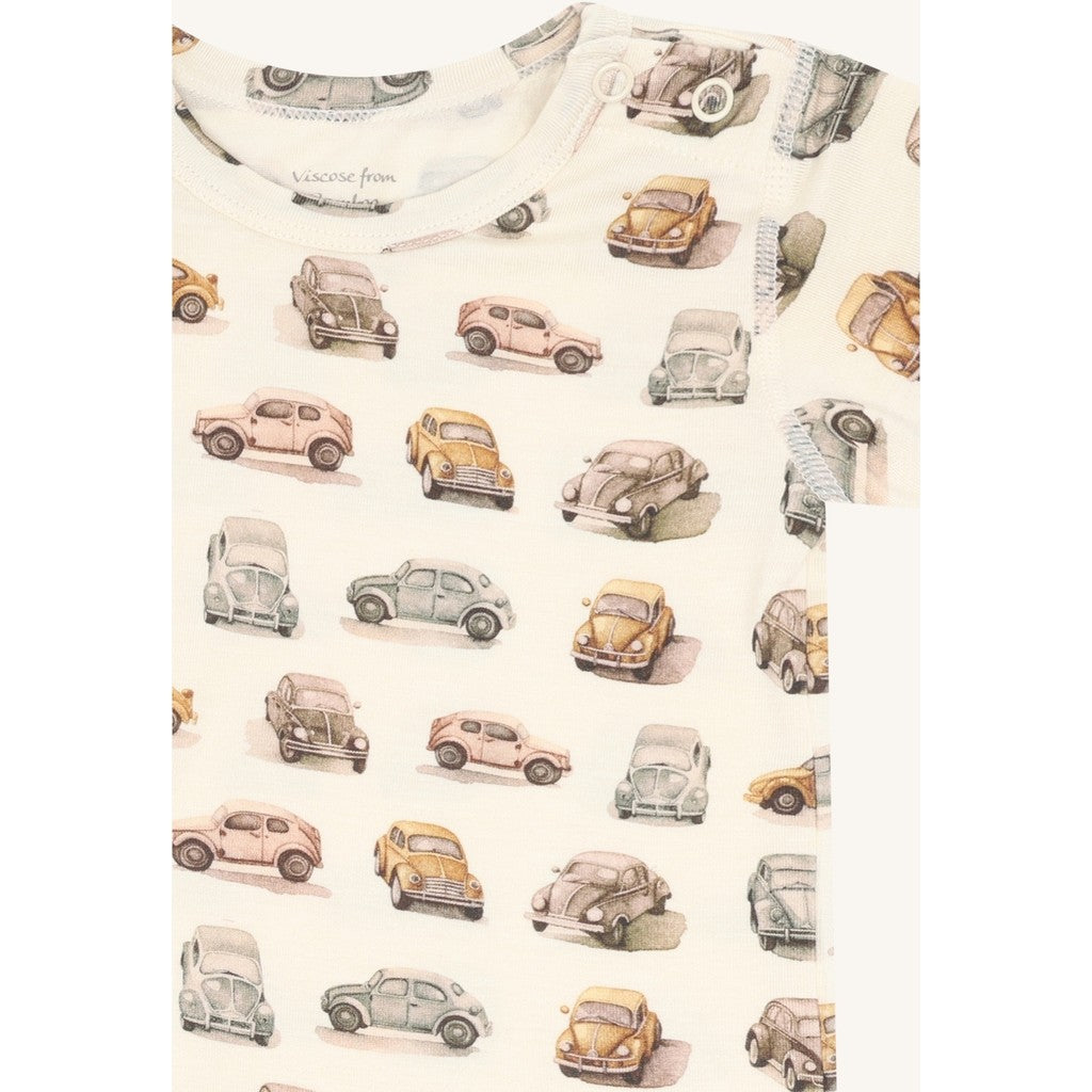 Hust & Claire HCBuller Retro Cars Bodystocking S/S 3517 Sandshell