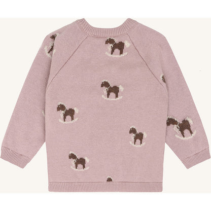 Hust & Claire HCCall Jacquard Cardigan 3875 Heather