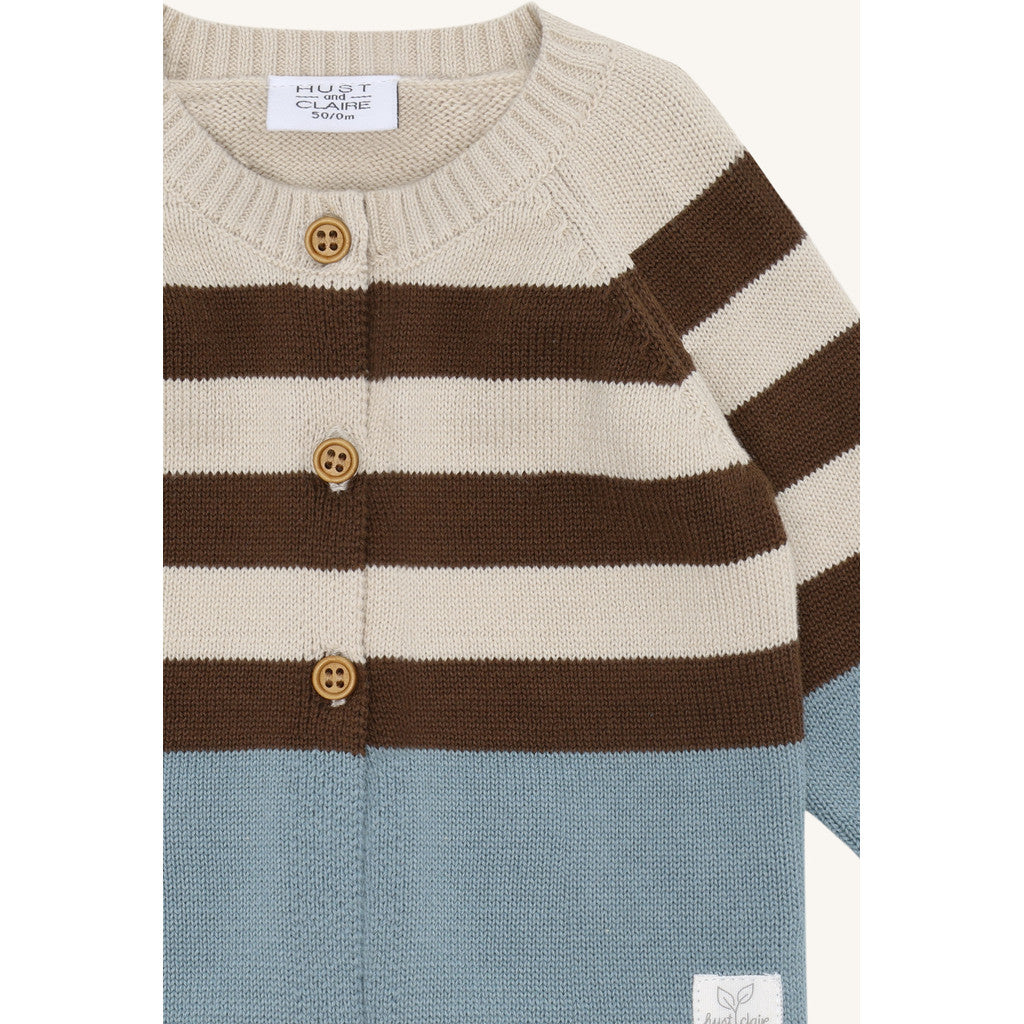 Hust & Claire HCCall Knit Cardigan 3140 Iron Blue