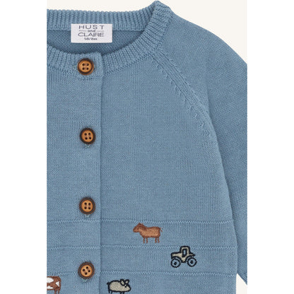 Hust & Claire HCCall Knit Cardigan 3157 Light Blue