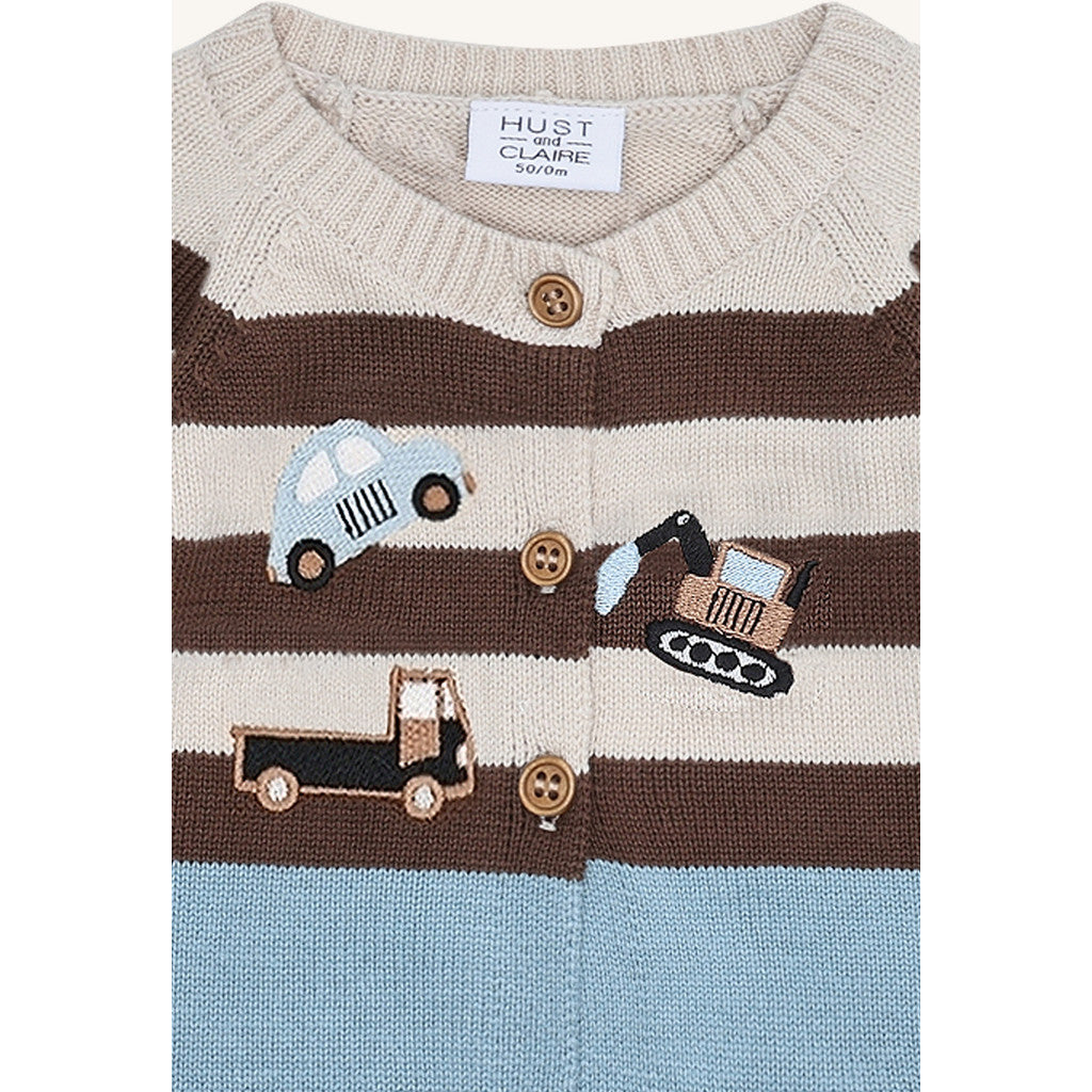 Hust & Claire HCCall Knit play Cardigan 3140 Iron Blue