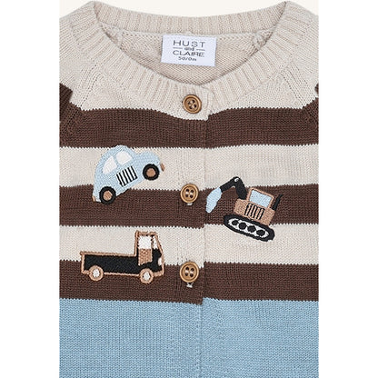 Hust & Claire HCCall Knit play Cardigan 3140 Iron Blue