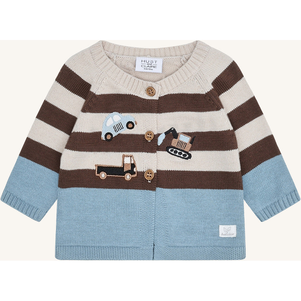 Hust & Claire HCCall Knit play Cardigan 3140 Iron Blue