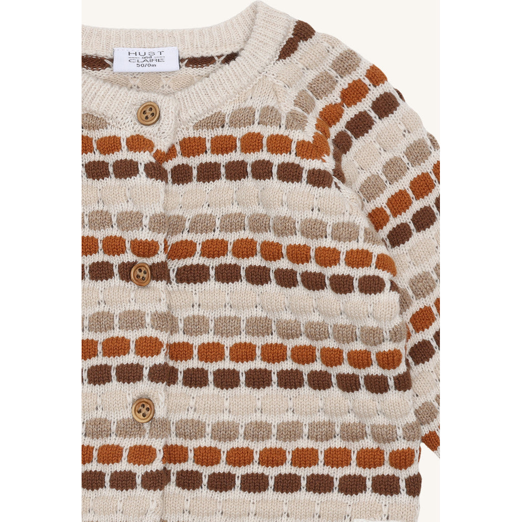 Hust & Claire HCCall dot Cardigan 3022 Squirrel