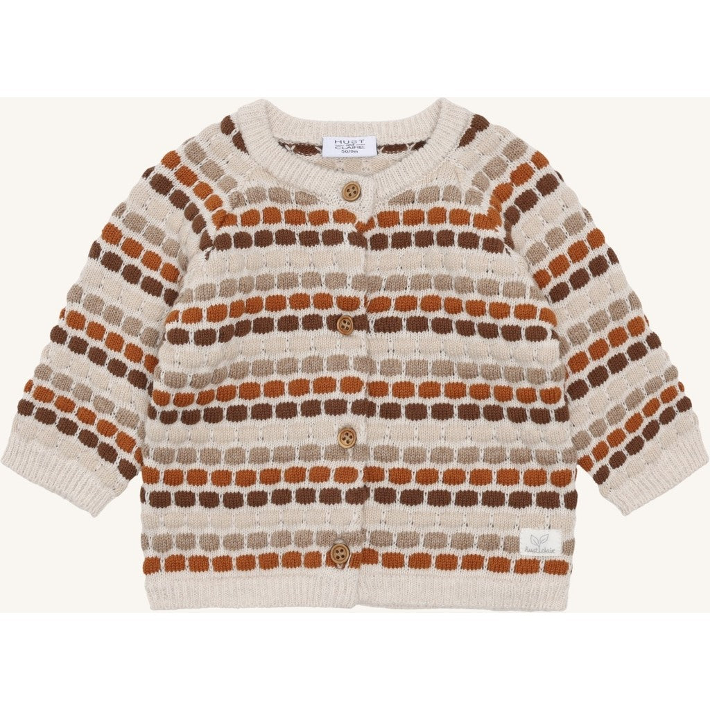 Hust & Claire HCCall dot Cardigan 3022 Squirrel