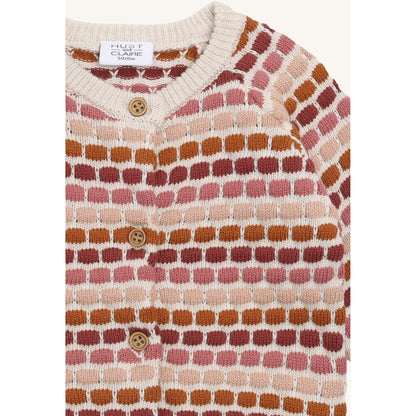 Hust & Claire HCCall dot Cardigan 3392 Dry Rose