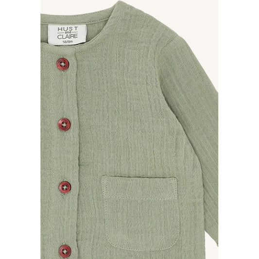 Hust & Claire HCChai Muselin Cardigan 4434 Light Green
