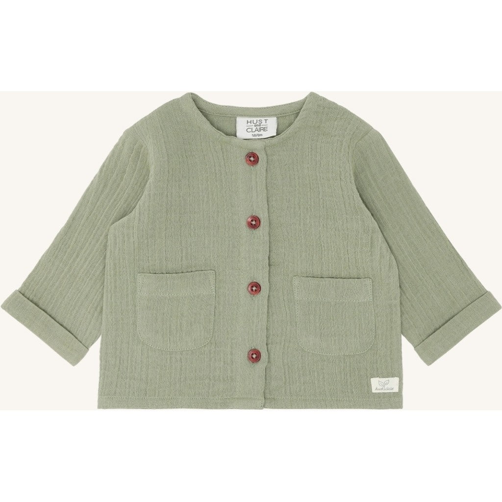 Hust & Claire HCChai Muselin Cardigan 4434 Light Green