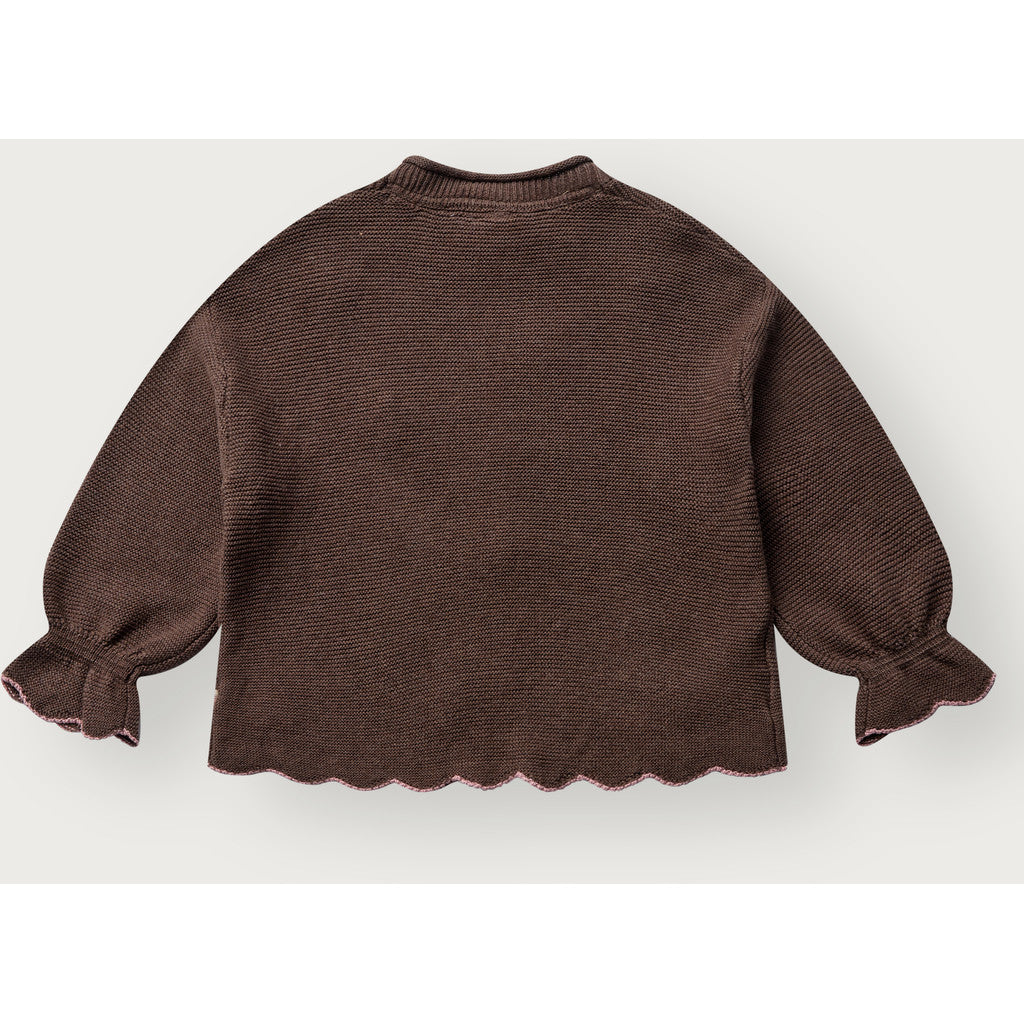 Hust & Claire HCCharlotte Flowerboom Pullover 3594 Toffee Melange