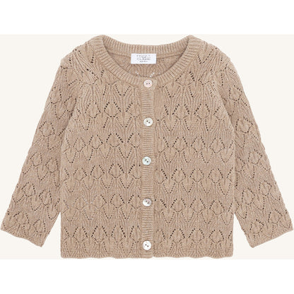 Hust & Claire HCCilja Pointelle Cardigan 3554 Biscuit