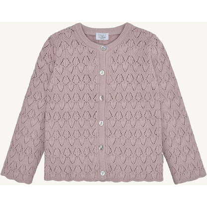 Hust & Claire HCCilja Pointelle Cardigan 3735 Adobe Rose