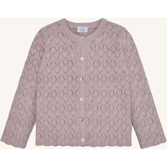 Hust & Claire HCCilja Pointelle Cardigan 3735 Adobe Rose