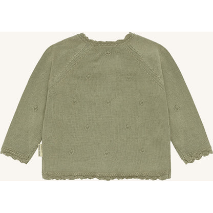 Hust & Claire HCCilja Pointelle Cardigan 3407 Green Tea