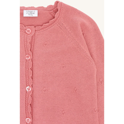 Hust & Claire HCCilja Pointelle Cardigan 3709 Sorbet