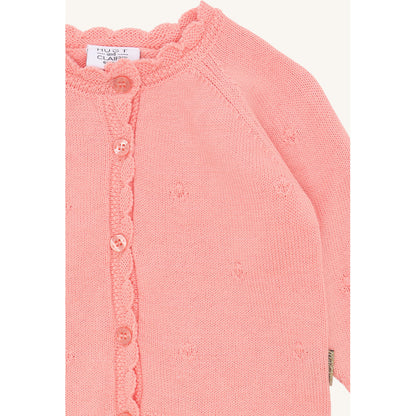 Hust & Claire HCCilja Pointelle Cardigan 3761 Shell
