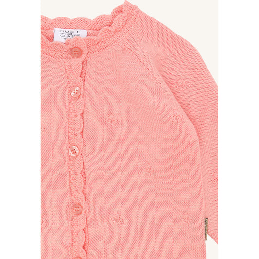 Hust & Claire HCCilja Pointelle Cardigan 3761 Shell