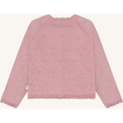 Hust & Claire HCCilja Pointelle Cardigan 3875 Heather
