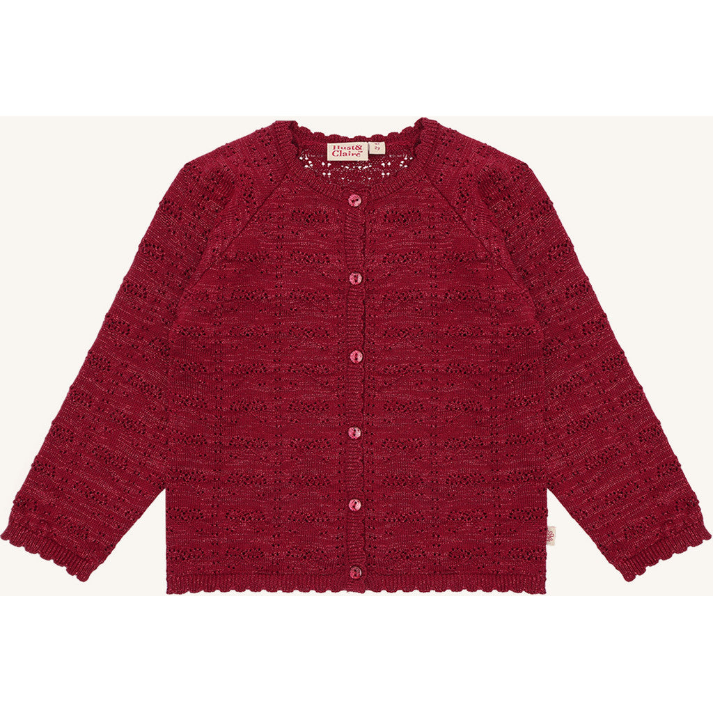 Hust & Claire HCCilja xmas Cardigan 3379 Teaberry