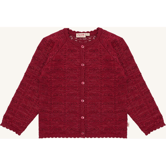 Hust & Claire HCCilja xmas Cardigan 3379 Teaberry