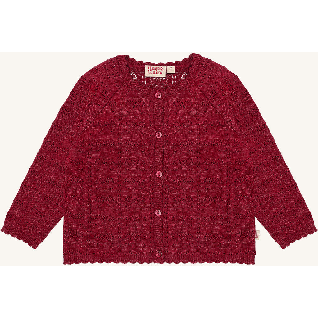 Hust & Claire HCCilja xmas Cardigan 3379 Teaberry
