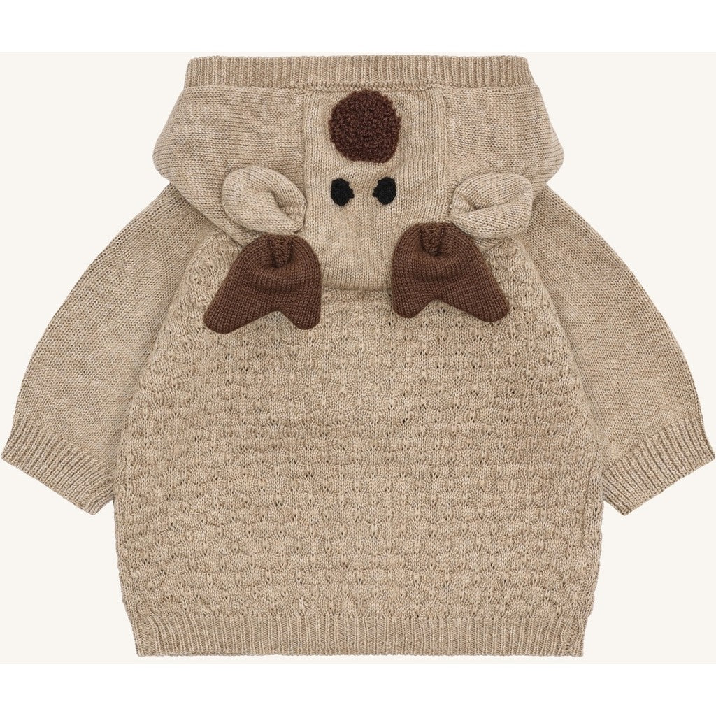 Hust & Claire HCCookie Deer Cardigan 3554 Biscuit