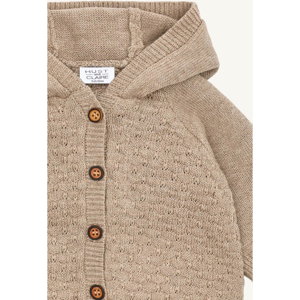 Hust & Claire HCCookie Deer Cardigan 3554 Biscuit