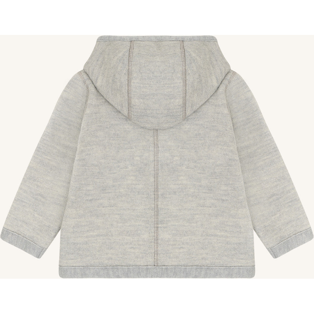 Hust & Claire HCEbba Jacket Boiled Wool Boiled Jacket 1201 Light Grey Melange