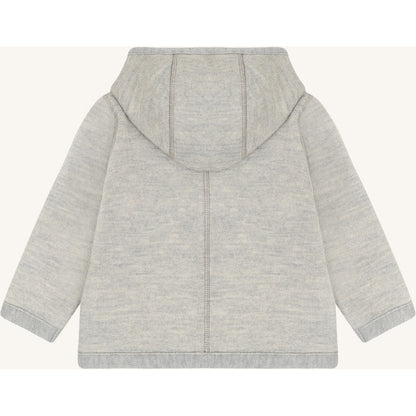 Hust & Claire HCEbba Jacket Boiled Wool Boiled Jacket 1201 Light Grey Melange