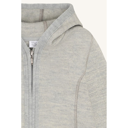Hust & Claire HCEbba Jacket Boiled Wool Boiled Jacket 1201 Light Grey Melange