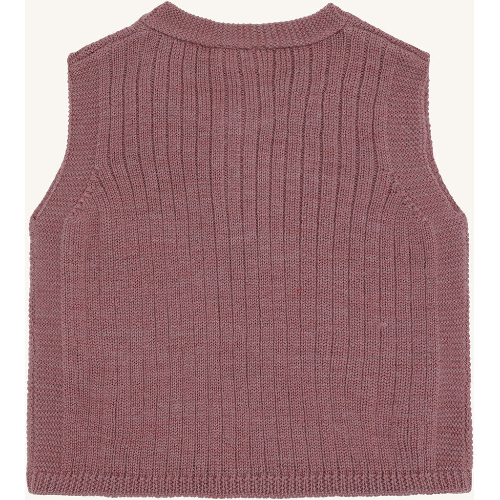 Hust & Claire HCEdi Wool Rib Knit Knitwear 3863 Pale Mauve