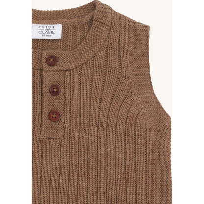 Hust & Claire HCEdi Wool Rib Knit Knitwear 4536 Coca Mocha