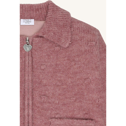 Hust & Claire HCEmi Knit Jacket Knitwear 3875 Heather
