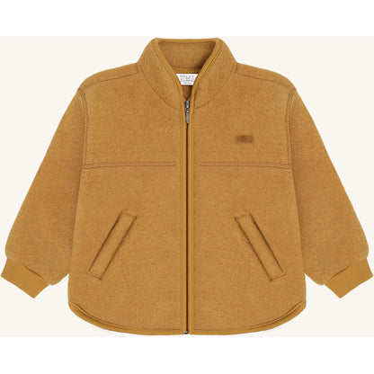 Hust & Claire HCEmi Zip Jacket Wool Fleece Jacket 3038 Old Mustard