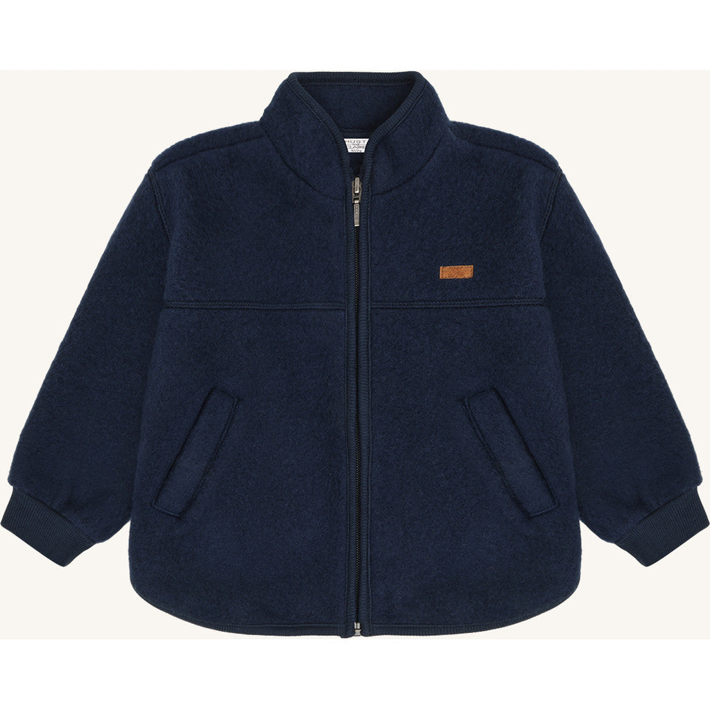 Hust & Claire HCEmi Zip Jacket Wool Fleece Jacket 3146 Blues