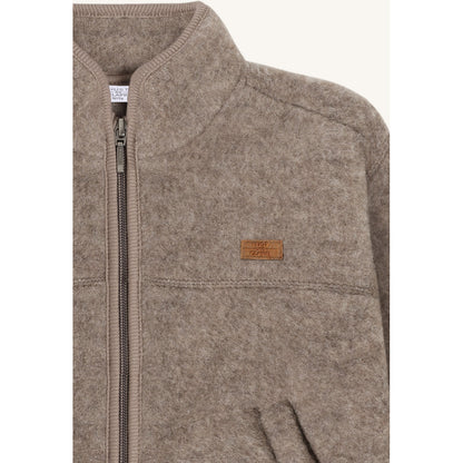 Hust & Claire HCEmi Zip Jacket Wool Fleece Jacket 3232 Deer Melange
