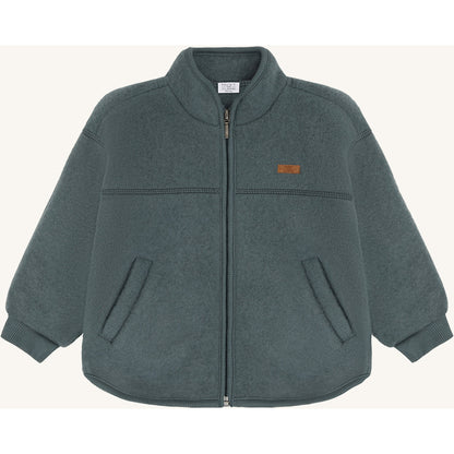 Hust & Claire HCEmi Zip Jacket Wool Fleece Jacket 3484 Balsam Green