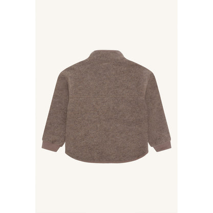 Hust & Claire HCEmi Zip Jacket Wool Fleece Jacket 3232 Deer Melange