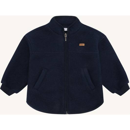 Hust & Claire HCEmi Zip Jacket Wool Fleece Jacket 4150 More Navy