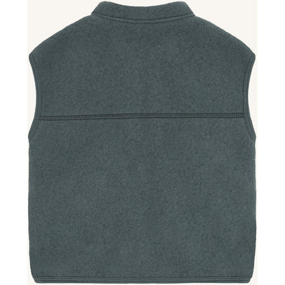 Hust & Claire HCEmilo Zip Wool Waistcoat 3484 Balsam Green