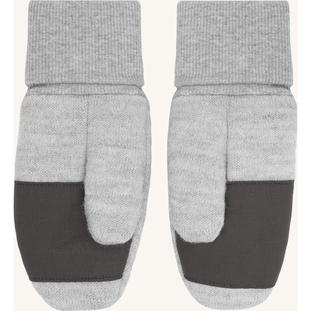 Hust & Claire HCFelix Glove Boiled Wool Gloves 1201 Light Grey Melange