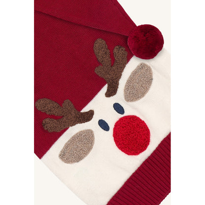 Hust & Claire HCFiliz Reindeer Hat 3379 Teaberry